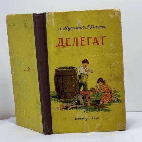 Обложка книги «Делегат» — А. Мусатов, Г. Рихтер