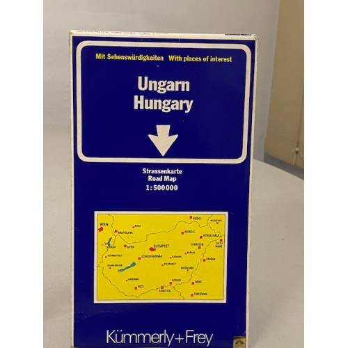 Обложка книги «Ungarn Hungary/ Strassenkarte» — Автор не указан
