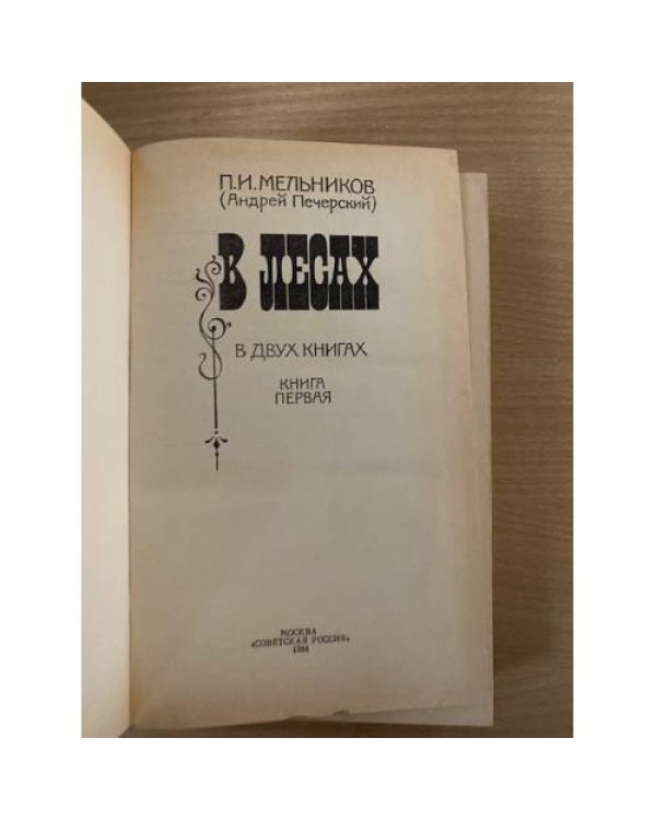 Дополнительное изображение книги «В лесах. Книга 1»