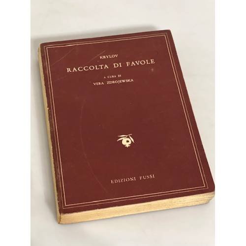 Обложка книги «Raccolta di favole / Собрание басен» — Крылов И.А.