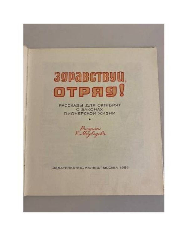 Здравствуй, отряд!