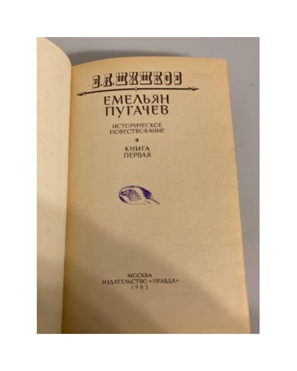 Дополнительное изображение книги «Емельян Пугачев. Историческое повествование в трех книгах. Книга 1»