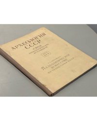 Археология СССР, свод археологических источников. Палеолитическое искусство на территории СССР. Выпуск А4-3