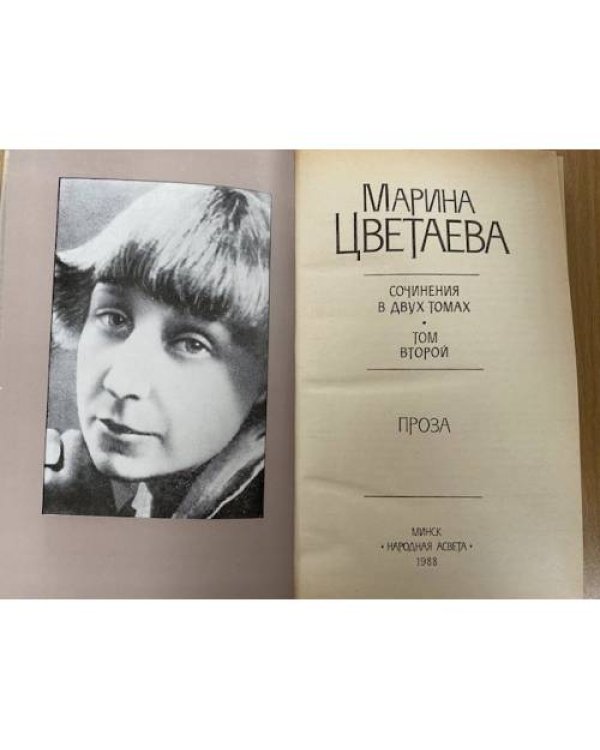 Марина Цветаева. Сочинения в 2 томах (комплект из 2 книг)