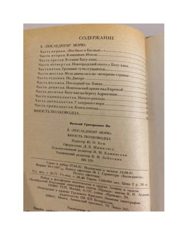 Дополнительное изображение книги «К "последнему морю". Юность полководца»