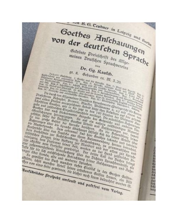 Unsere Muttersprache. Ihr Werden und ihr Wesen