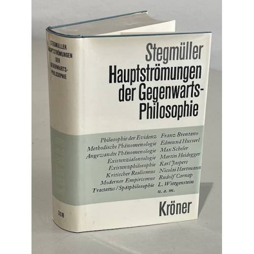 Обложка книги «Hauptströmungen der Gegenwartsphilosophie. Eine kritische Einführung» — Stegmüller Wolfgang