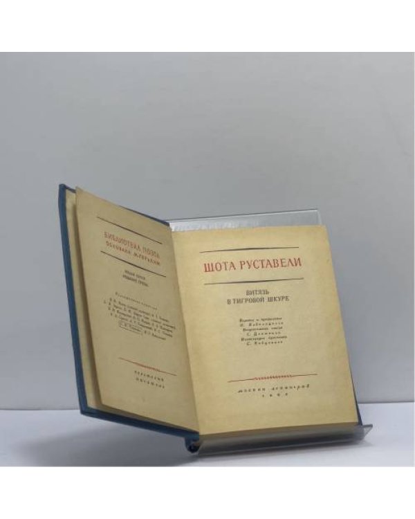 Дополнительное изображение книги «Витязь в тигровой шкуре»