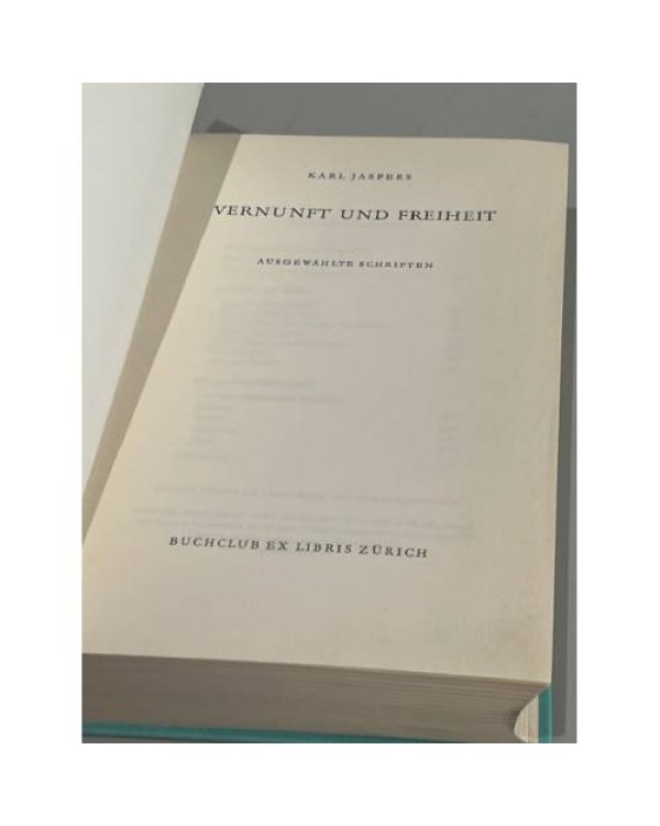 Vernunft und Freiheit : Ausgewählte Schriften