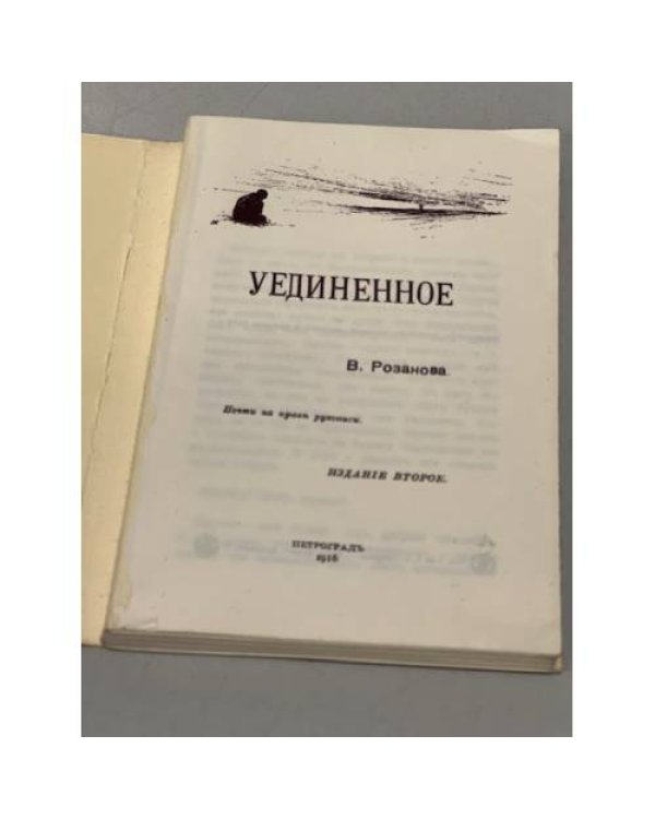 Дополнительное изображение книги «Уединенное»
