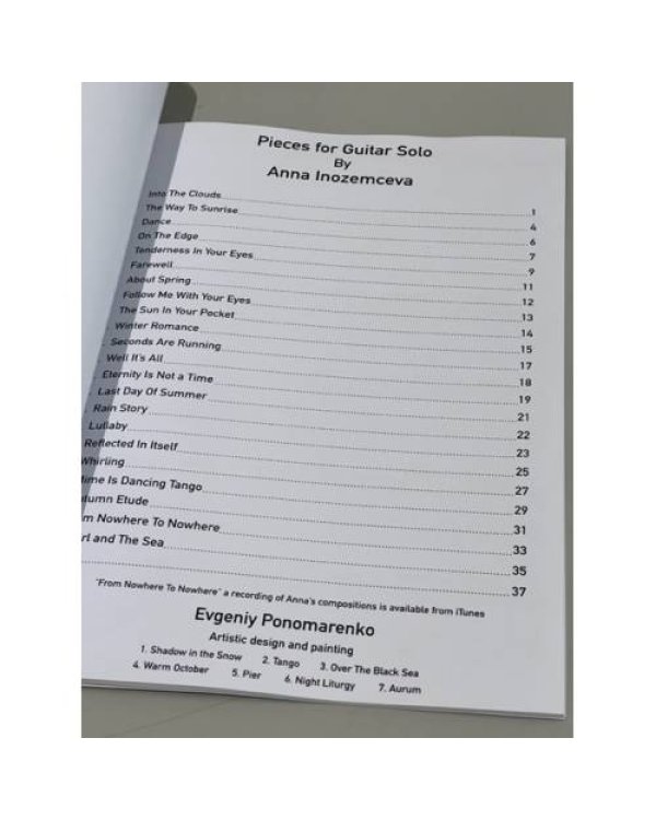 Pieces for Guitar Solo By 