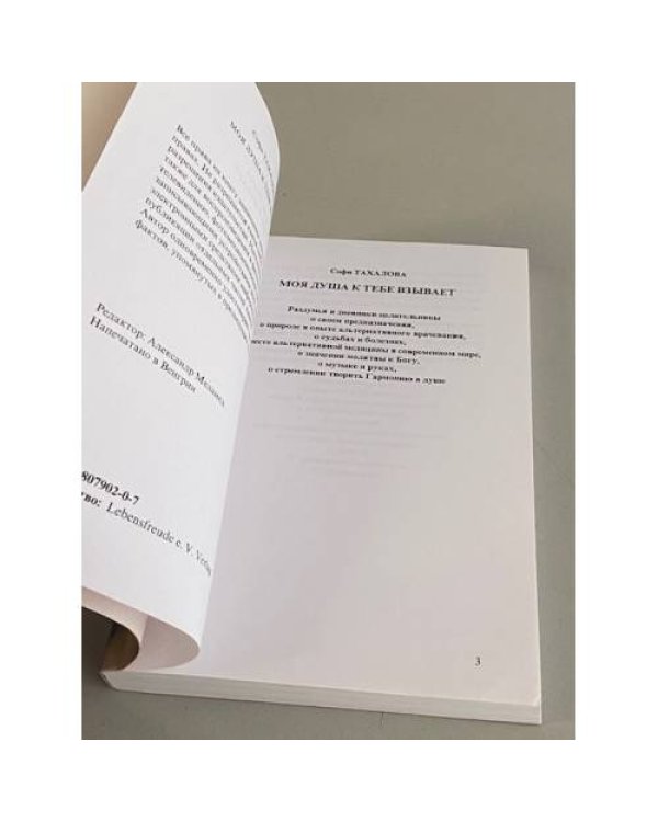 Дополнительное изображение книги «Моя душа к тебе взывает»