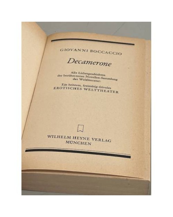 Дополнительное изображение книги «Decamerone»