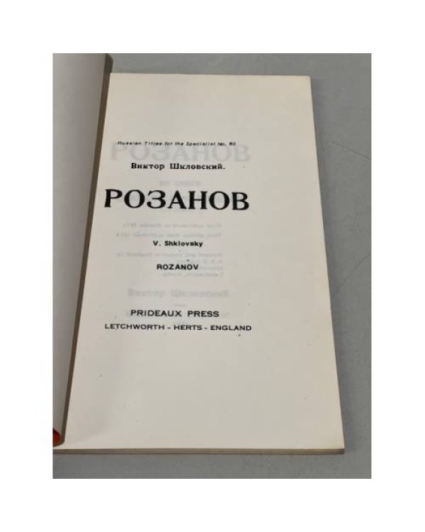 Дополнительное изображение книги «Розанов»