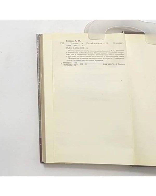 Дополнительное изображение книги «Пушкин в Михайловском»