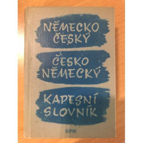Německo - český česko - německý  kapesni slovník