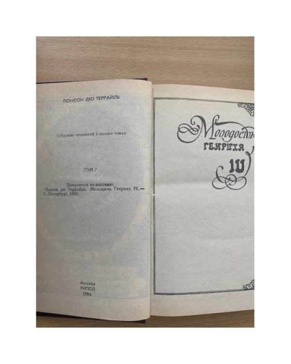 Дополнительное изображение книги «Молодость Генриха IV. Том 7»