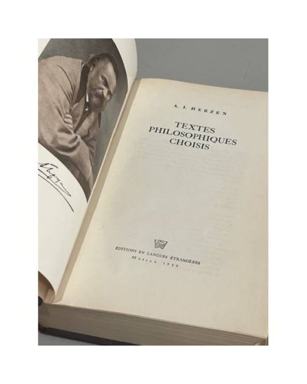 Дополнительное изображение книги «A.I. Herzen. Textes philosophiques choisis »