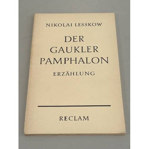 Обложка книги «Der Gaukler Pamphalon» — Nikolai Lesskow