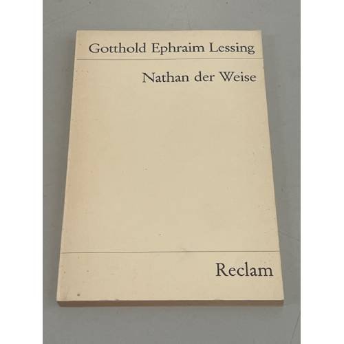 Обложка книги «Nathan der Weise» — Lessing Gotthold Ephraim