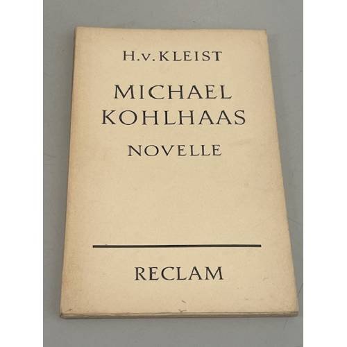 Обложка книги «Michael Kohlhaas. Novelle» — Kleist H.v.