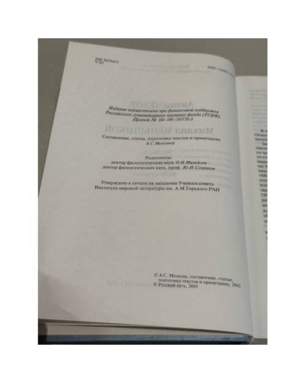 Дополнительное изображение книги «Антон Чехов и его критик Михаил Меньшиков. Переписка. Дневники. Воспоминания. Статьи»