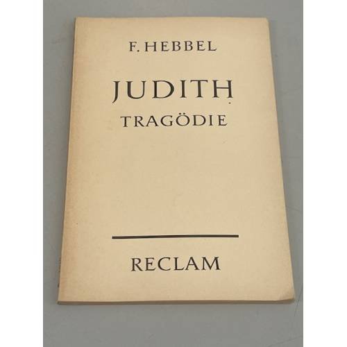 Обложка книги «Judith. Tragödie» — Hebbel Friedrich
