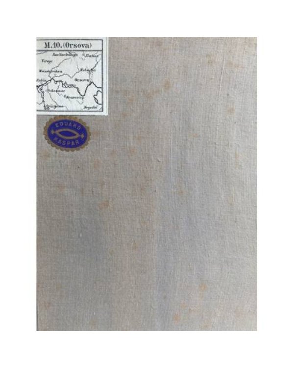 Дополнительное изображение книги «General-Karte von Central-Europa. M.10. Orsova — Генеральная карта Центральной Европы. Лист M.10. Оршова»