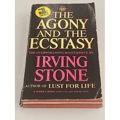 Обложка книги «The Agony and the Ecstasy» — Irving Stone