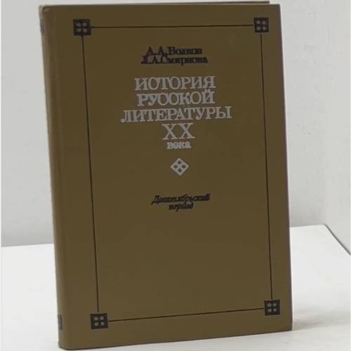 История русской литературы XX века. Дооктябрьский период