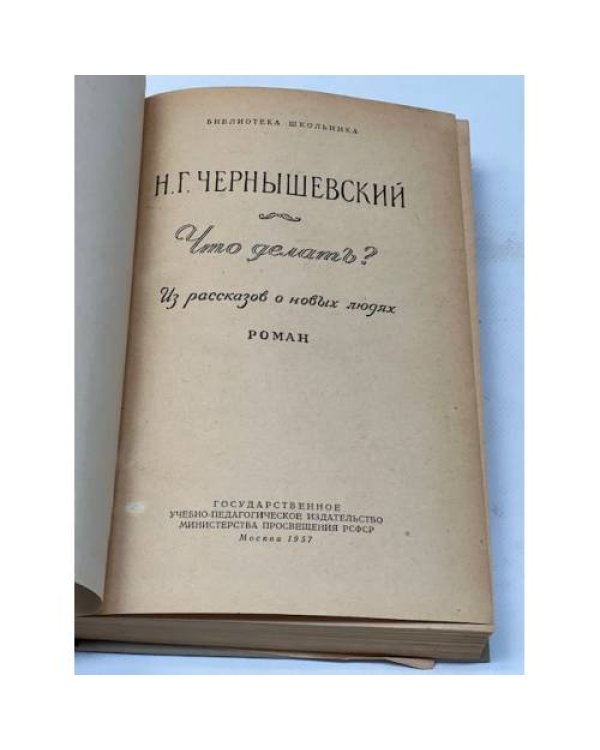 Н.Г. Чернышевский. Что делать? Из рассказов о новых людях