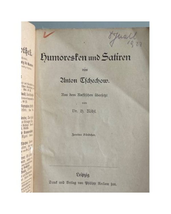 Humoresken und Satiren II