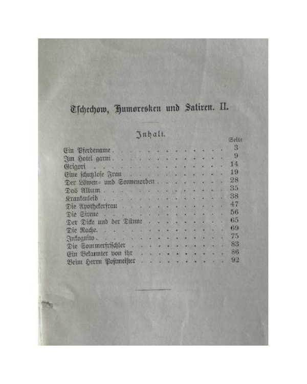 Humoresken und Satiren II