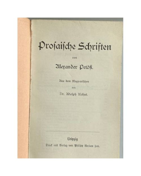 Prosaïsche Schriften