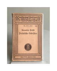 Prosaïsche Schriften