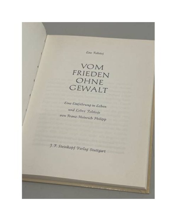 Дополнительное изображение книги «  Vom Frieden ohne Gewalt»
