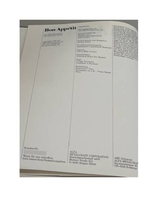 Дополнительное изображение книги «Bon Appetit»