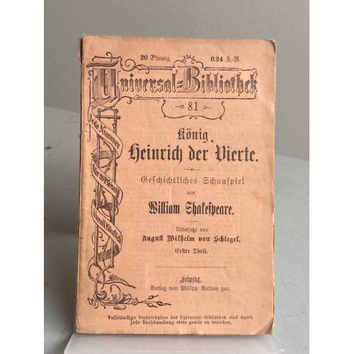 König Heinrich der Vierte. Geschichtliches Schauspiel. Erster Theil