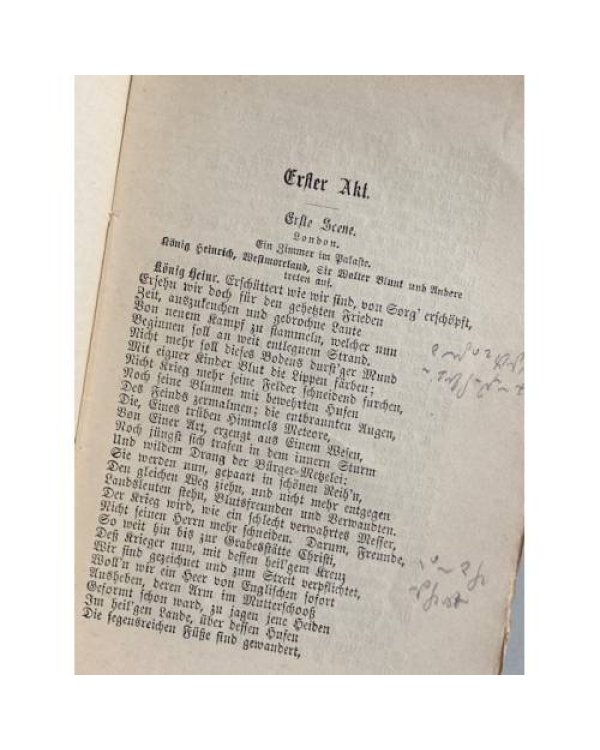 König Heinrich der Vierte. Geschichtliches Schauspiel. Erster Theil