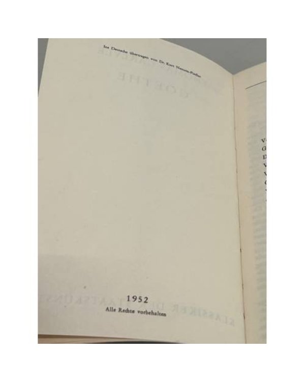 Дополнительное изображение книги «Goethe »