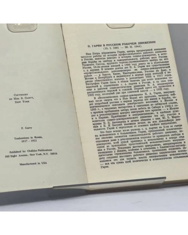 Дополнительное изображение книги «Профессиональные союзы в России в первые годы революции (1917-1921)»