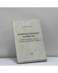 Социалистическое хозяйство. Теоретические мысли по поводу русского опыта