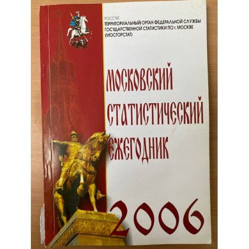 Московский статистический ежегодник. 2006. Экономика Москвы