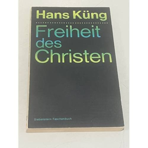 Обложка книги «Freiheit des Christen» — Küng Hans