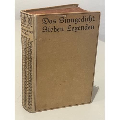 Обложка книги «Das Sinngedicht. Novellen. Sieben Legenden» — Gottfried Keller