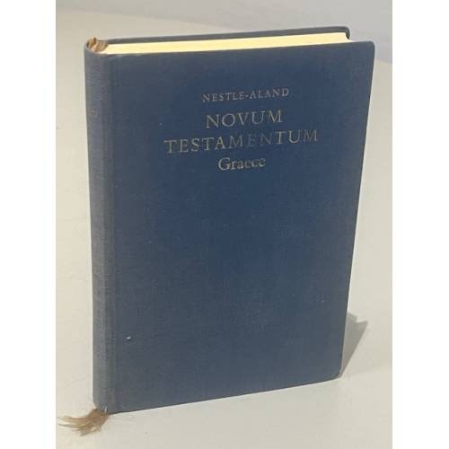 Обложка книги «Novum Testamentum Graece» — Nestle Eberhard, Aland Kurt