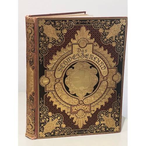 Обложка книги «Das Schweizerland. Eine Sommerfahrt durch Gebirg und Thal. In Schilderungen. Mit Bildern von: G. Bauernfeind, A.» — Woldemar Kaden