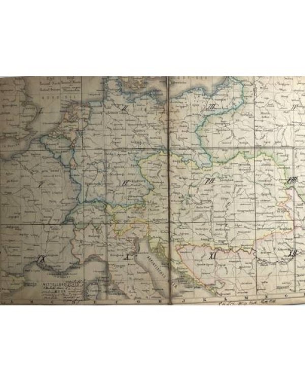 Дополнительное изображение книги «Übersichts-Blatt für die General-Karte von Central-Europa — Обзорный лист к Генеральной карте Центральной Европы»