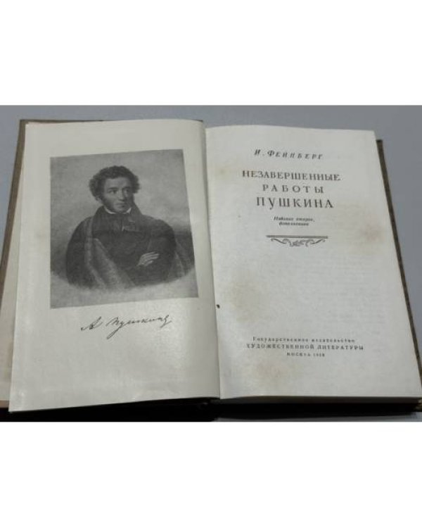 Дополнительное изображение книги «Незавершённые работы Пушкина»