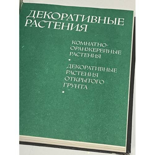 Обложка книги «Декоративные растения. Комнатные-оранжерейные растения. Декоративные растения открытого грунта» — Автор не указан